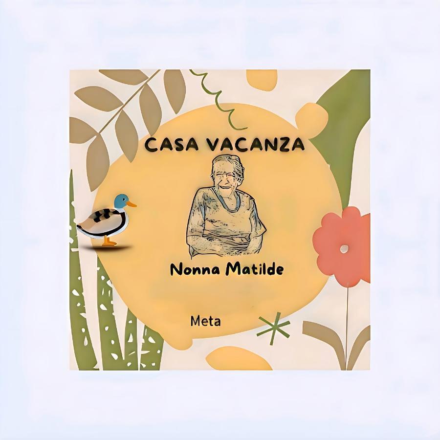 Casa Vacanza "Nonna Matilde" A Meta Di Sorrento, 600Mt Dal Mare, Casa Per 4 Eksteriør billede